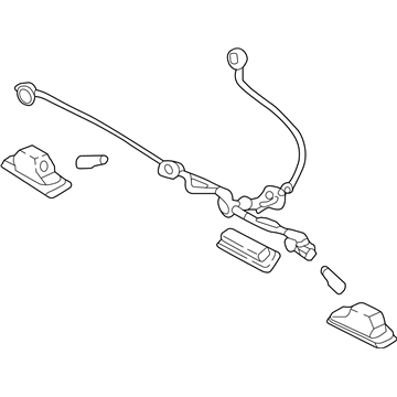 92501-D3100 Hyundai Lamp Assembly-License Illustration 1 of 1