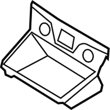 84631-D3000-4X Hyundai Floor Console Tray Illustration 1 of 1