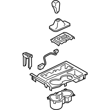 Hyundai 84650-D3020-NS5 Console Upper Cover Assembly 84650-D3020-NS5 Hyundai Console Upper Cover Assembly Illustration 1 of 1