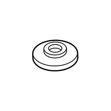Hyundai 55333-AT000 PAD-REAR SPRING,LWR 55333-AT000 Hyundai PAD-REAR SPRING,LWR Illustration 1 of 1