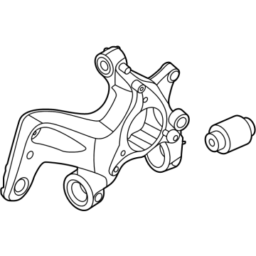 Hyundai 52710-BE100 CARRIER ASSY-REAR AXLE,LH 52710-BE100 Hyundai CARRIER ASSY-REAR AXLE,LH Illustration 1 of 1