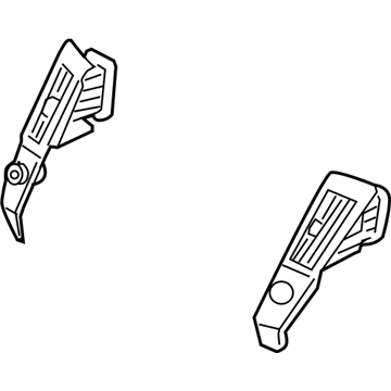 Hyundai 97420-3J000-5VV Center Air Ventilator Duct Assembly Right Hand 97420-3J000-5VV Hyundai Center Air Ventilator Duct Assembly Right Hand Illustration 1 of 1