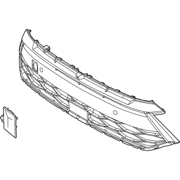 Hyundai 86350-L5640-PNF Radiator Grille Assembly 86350-L5640-PNF Hyundai Radiator Grille Assembly Illustration 1 of 1