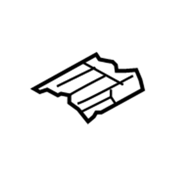Hyundai 65116-0W000 Reinforcement 65116-0W000 Hyundai Reinforcement Illustration 1 of 1