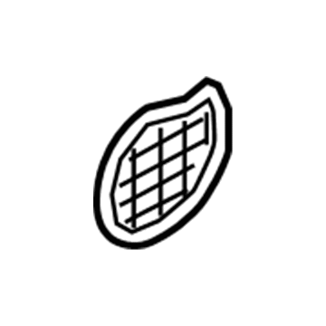 Hyundai 85736-G3100 Rear Speaker Grille Assembly Left Hand 85736-G3100 Hyundai Rear Speaker Grille Assembly Left Hand Illustration 1 of 1