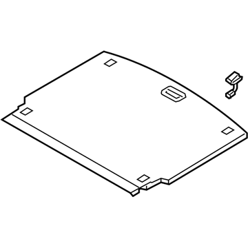 85710-G3000-TRY Hyundai Board Assembly-Luggage Covering Illustration 1 of 1