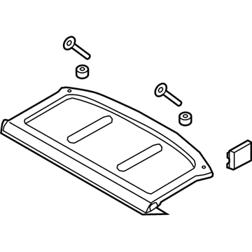 85930-G3000-TRY Hyundai Covering Shelf Center Trim Assembly Illustration 1 of 1
