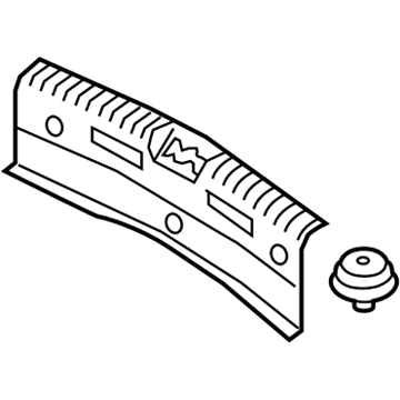 Hyundai 85770-G3000-TRY Trim Assembly-Rear Transverse 85770-G3000-TRY Hyundai Trim Assembly-Rear Transverse Illustration 1 of 1