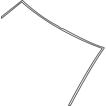 Hyundai 86120-KL000 Windshield Glass Moulding 86120-KL000 Hyundai Windshield Glass Moulding Illustration 1 of 1