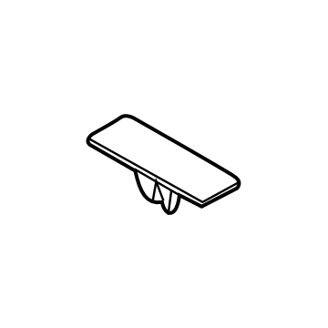 Hyundai 86115-KL000 STOPPER-GLASS 86115-KL000 Hyundai STOPPER-GLASS Illustration 1 of 1