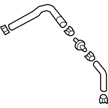 2008 Hyundai Elantra Brake Booster Vacuum Hose - 59130-1H100