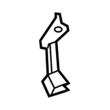 86583-1R000 Hyundai Bracket-Front Bumper Mounting Side,LH Illustration 1 of 1