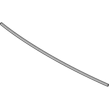 86130-B1000 Hyundai Moulding-Windshield, Upper Illustration 1 of 1