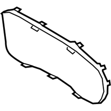 94360-H5000 Hyundai Front Acryl Lens Illustration 1 of 1
