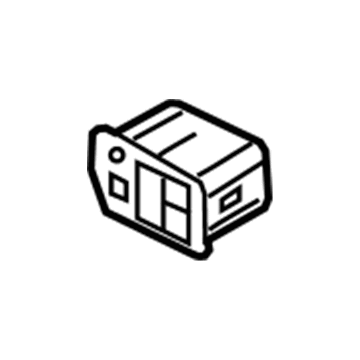 93300-H5BE0-PKG Hyundai Complete Crash Pad Lower Switch Illustration 1 of 1