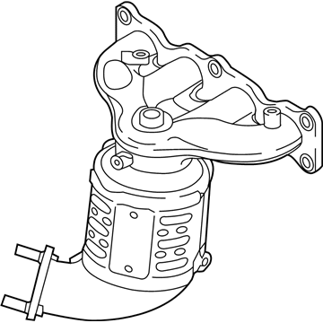 2019 Hyundai Santa Fe Catalytic Converter - 28510-2GBJ0