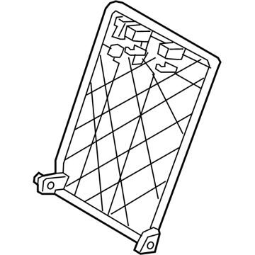 89310-F3000 Hyundai Rear Seat Back Frame Assembly Left Hand Illustration 1 of 1