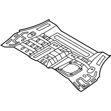Hyundai Santa Fe Hybrid Floor Pan - 65511-P6050