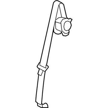 2008 Hyundai Santa Fe Seat Belt - 89810-0W010-J9