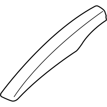 87261-K2000-SHS Hyundai Cover-Roof Rack FR LH Illustration 1 of 1