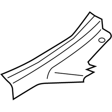 Hyundai 85875-3X000-HZ Rear Door Scuff Trim Assembly Left Hand 85875-3X000-HZ Hyundai Rear Door Scuff Trim Assembly Left Hand Illustration 1 of 1