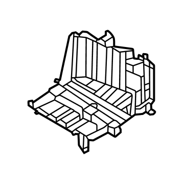 97137-R5000 Hyundai Case-Heater & EVAPORATOR,LWR Illustration 1 of 1