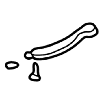 85340-2D600-ZR Hyundai Roof Assist Handle Assembly Illustration 1 of 1