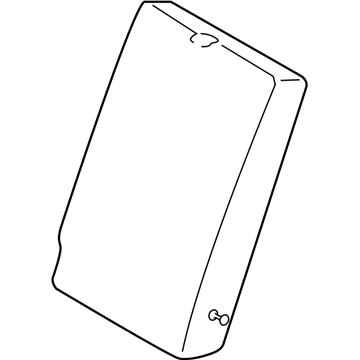 Hyundai 89900-S2000-PTH Rear Seat Back Armrest Assembly 89900-S2000-PTH Hyundai Rear Seat Back Armrest Assembly Illustration 1 of 1