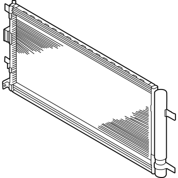 97606-BE000 Hyundai CONDENSER ASSY-COOLER Illustration 1 of 1