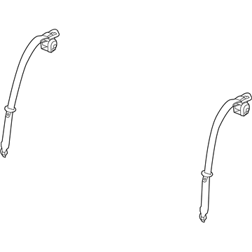 89820-J3500-UBN Hyundai Rear Seat Belt Assembly,Right Illustration 1 of 1