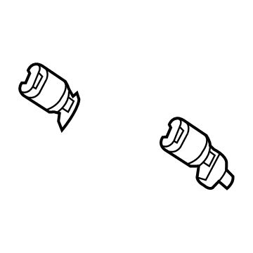89830-J3000-NNB Hyundai Buckle Assembly-RR S/BELT,LH Illustration 1 of 1