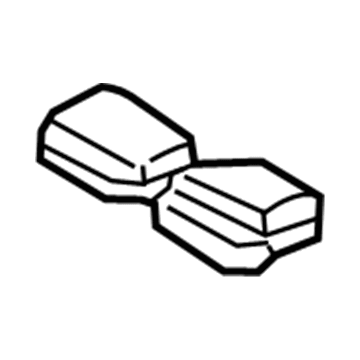 Hyundai 898B0-H9500-WK Rear Seat Belt Buckle Assembly Right Hand 898B0-H9500-WK Hyundai Rear Seat Belt Buckle Assembly Right Hand Illustration 1 of 1