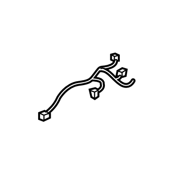 Hyundai 84624-D2BA0 Extension Wiring-Console Front 84624-D2BA0 Hyundai Extension Wiring-Console Front Illustration 1 of 1