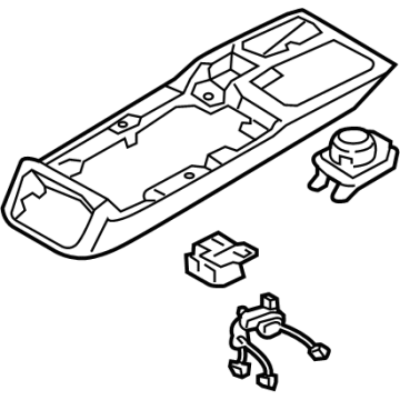 Hyundai 84657-D2BA0-OA2 Garnish Assembly-Armrest 84657-D2BA0-OA2 Hyundai Garnish Assembly-Armrest Illustration 1 of 1