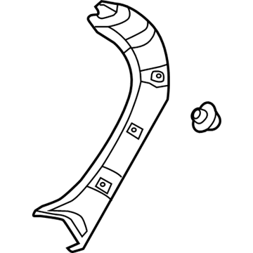 81740-B8000-NBC Hyundai Trim Assembly-Tail Gate Side RH Illustration 1 of 1