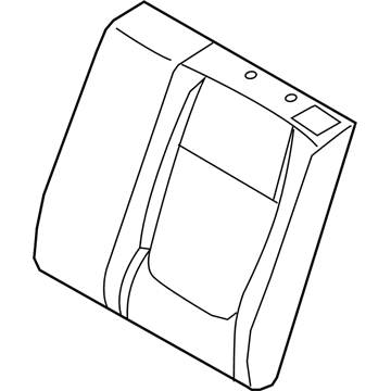 Hyundai 89360-J0020-PGC Rear Seat Cushion Cover Left 89360-J0020-PGC Hyundai Rear Seat Cushion Cover Left Illustration 1 of 1