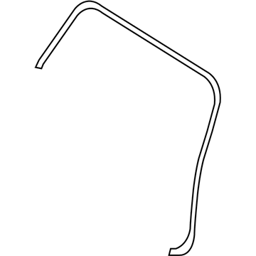 87321-4D000 Hyundai WEATHERSTRIP-TAILGATE Illustration 1 of 1