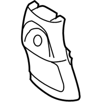 Hyundai 84690-2E050-U7 Console End Cover Assembly 84690-2E050-U7 Hyundai Console End Cover Assembly Illustration 1 of 1