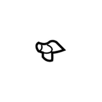 Hyundai 84666-2E100-DD Knob-Arm Rest,Lower 84666-2E100-DD Hyundai Knob-Arm Rest,Lower Illustration 1 of 1