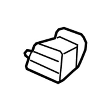 Hyundai 97480-3M000-GV Side Air Ventilator Duct Assembly Left Hand 97480-3M000-GV Hyundai Side Air Ventilator Duct Assembly Left Hand Illustration 1 of 1