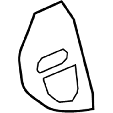 84781-3M000-BR Hyundai Cover Assembly-Crash Pad Side Mounting Illustration 1 of 1