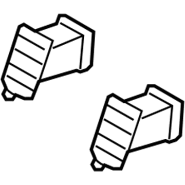 Hyundai 97410-3M000 Center Air Ventilator Duct Assembly Left Hand 97410-3M000 Hyundai Center Air Ventilator Duct Assembly Left Hand Illustration 1 of 1