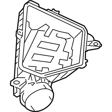 28112-2M000 Hyundai Air Cleaner Body Illustration 1 of 1