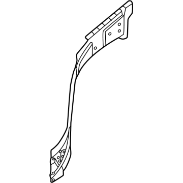 Hyundai 64583-BE000 PNL ASSY-FNDR/APRON UPR OTR,RH 64583-BE000 Hyundai PNL ASSY-FNDR/APRON UPR OTR,RH Illustration 1 of 1