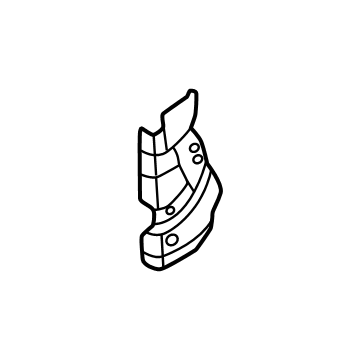 Hyundai 64748-BE000 REINF-FR END MODULE MTG,RH 64748-BE000 Hyundai REINF-FR END MODULE MTG,RH Illustration 1 of 1