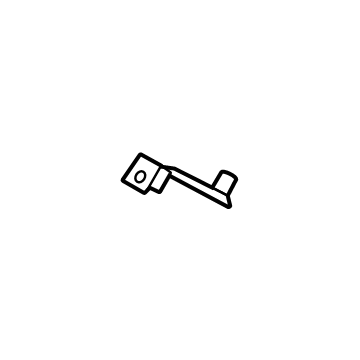 Hyundai 64587-BE000 BRACKET ASSY-FENDER & BPR MTG 64587-BE000 Hyundai BRACKET ASSY-FENDER & BPR MTG Illustration 1 of 1