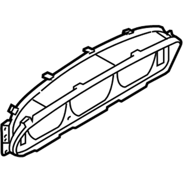 Hyundai 94360-39220 Bezel Cluster Meter 94360-39220 Hyundai Bezel Cluster Meter Illustration 1 of 1