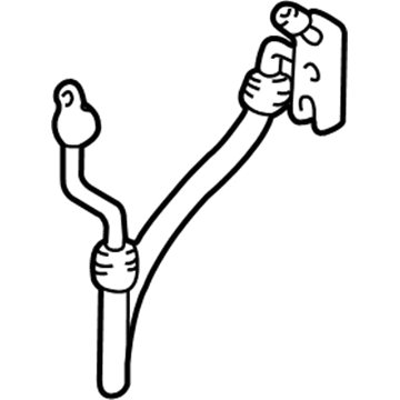 97763-25000 Hyundai Cooler Line Suction Hose Illustration 1 of 1