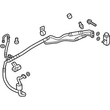 Hyundai Santa Fe A/C Hose - 97759-2W850
