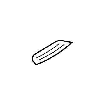 85887-J3000-NNB Hyundai Rear Step Plate Trim Right Hand Illustration 1 of 1